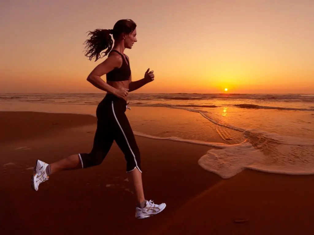 mujer depresion corriendo